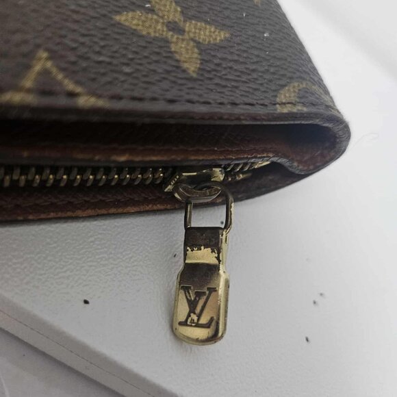Vintage Louis Vuitton Wallet Organizer Passport Holder Monogram Canvas - Picture 13 of 13
